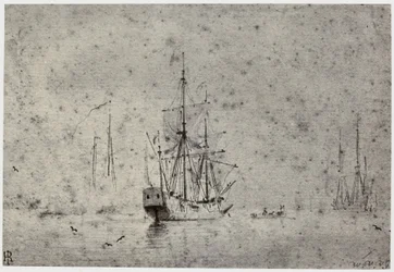 Willem van der Velde, sjöfart