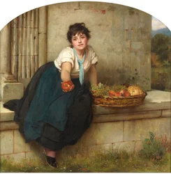 Fruktförsäljaren, 1877