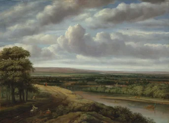 Ett vidsträckt skogslandskap, 1670-talet.