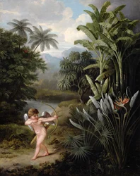 Amor som inspirerar växterna med kärlek, målad för Robert Thorntons bok "New Illustration of the Sexual System of Linnaeus", ca 1797