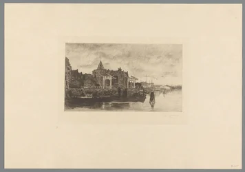 Utsikt över Amsterdam med toppen av Schreierstoren Le Schreierstoren (originaltitel) Jacob Maris. Tolv landskap (serietitel)