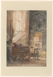 Hörna i Philip Zilckens studio