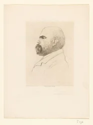Porträtt av Paul Verlaine