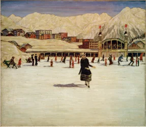 Isbana i Davos
