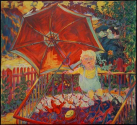 Eric i lekhagen, (paraply)