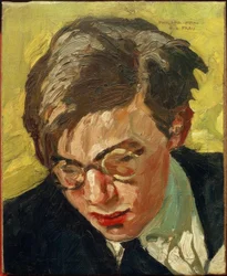 Porträtt av sonen Carrlutz Franck