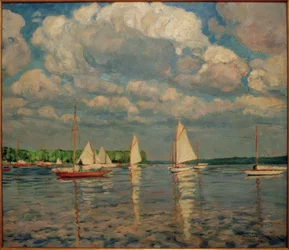 Segelbåtar på Wannsee