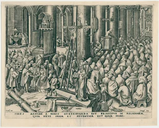 Fides Faith från de sju dygderna, 1559.