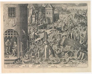 Spes Hope från De sju dygderna, 1559.