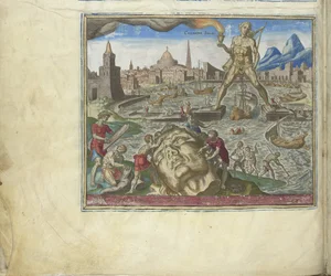 The Colossus of Rhodes från serien The Eightth Wonders of the World, 1572