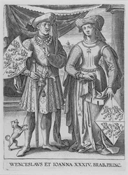 Wenceslaus I, hertig av Luxemburg och Joanna, hertiginna av Brabant, ca. 1600