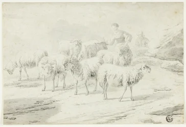 Herdinnan och fåren