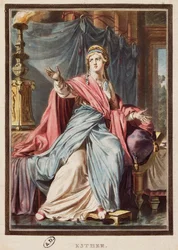Esther, kostym för Esther av Jean Racine,