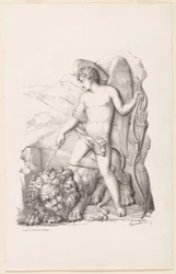 L’Amour terrassant un lion (Personification of Love Vanquishing a Lion)