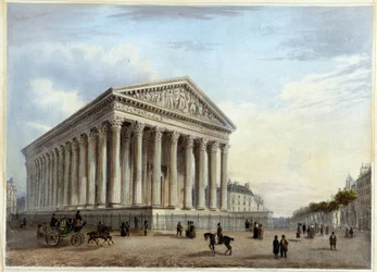 Church of the Madeleine - i ""Walk in Paris and its environments"" av Jacottet och Benoist, Paris