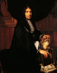 Porträtt av Charles Perrault (Paris