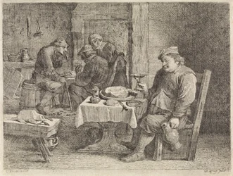 Lantgårdsinteriör