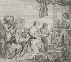 Salomo och drottningen av Saba, 1784.