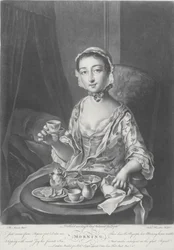 Morgon, graverad av Richard Houston, 1758