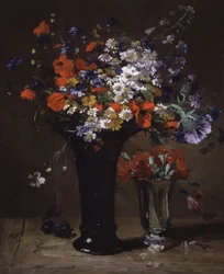 Stilleben. Målning av Philippe Rousseau (1816-1887) Privat samling.