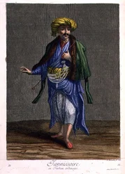 Janitjar, i vanlig turban