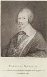 Porträtt av kardinal Richelieu