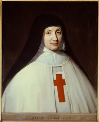 Porträtt av mamma Angelique Arnauld