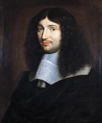 Porträtt av människan, förmodligen Jean Baptiste Colbert (1619-1683), målat av Philippe de Champaigne (1602-1674)