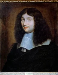 Förmodat porträtt av Jean Baptiste (Jean-Baptiste) Colbert (1619-1683), finansintendent för Ludvig XIV”” Målning av Philippe De Champaigne (1602-1674). Reims, Musee Des Beaux Arts - Porträtt av en man, antas vara Jean Baptiste (Jean-Baptiste) Colbert