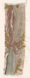 Coverlet Fragment, ca. 1760-1770.