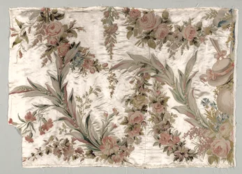 Coverlet Fragment, ca. 1760-1770.