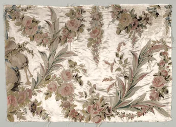 Coverlet Fragment, ca. 1760-1770.