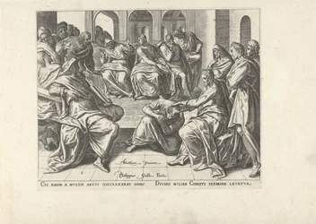 Kristus botar en förlamad kvinna Sex scener med Kristus och kvinnor från evangelierna (serietitel)