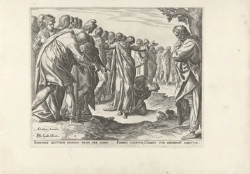 Kristus botar en kvinna med blodförlust Sex scener med Kristus och kvinnor från evangelierna (serietitel)