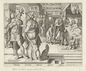 Jonadab ger Amnon råd Historia om Tamar och Amnon (serietitel)