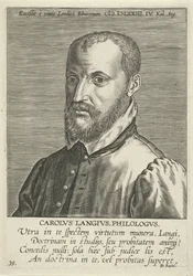 Porträtt av Charles de Langhe