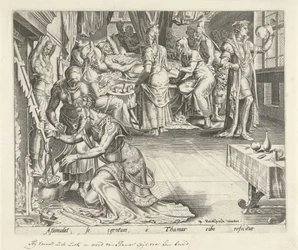 Tamar lagar mat åt Amnon Historia om Tamar och Amnon (serietitel)
