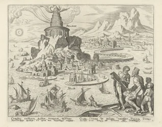 Alexandrias fyr Pharos (titel på objekt) Världens åtta underverk (serietitel)