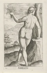 Vattennymf Ambracia Ambracia (titel på objekt) Stroom en waternimfen (serietitel) Oceanitidnymfer, epihidrid potamidus naiads (serietitel)