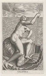 Waternimf Galatea Galatia (titel på objekt) Stroom - en vattennymf (serietitel) Nympharum oceanitidum, Ephydridum potamidum naiadum (serietitel)