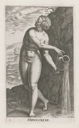 Waternimf Hippocrene Hippocrene (titel på objekt) Stroom - en vattennymf (serietitel) Nympharum oceanitidum, Ephydridum potamidum naiadum (serietitel)