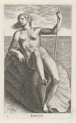 Vattennymfen Thetis Thetis (titel på objekt) Stroom- en waternimfen (serietitel) Oceanitidnymfer, epihidrid potamidus naiads (serietitel)