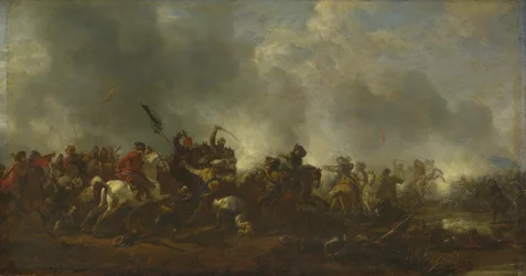 Kavalleri anfaller infanteri, 1656-1668