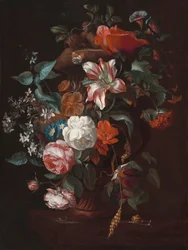 Blommor i en vas, ca. 1700.