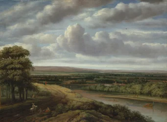 Ett vidsträckt skogslandskap, 1670-talet
