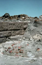 Feniciernas civilisation: platsen för tofeten i den puniska staden Sulcis på den nuvarande ön Sant