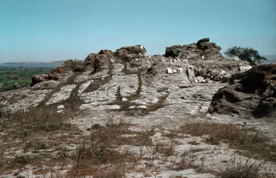 Feniciernas civilisation: platsen för tofeten i den puniska staden Sulcis på den nuvarande ön Sant