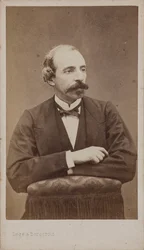Porträtt av tonsättaren Émile Jonas 1827-1905.