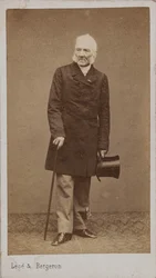 Porträtt av kompositören Gustave Vogt 1781-1870.