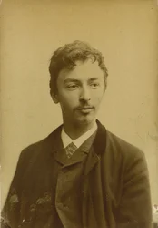 Porträtt av Vilhelm Hammershøi 1864-1916, 1891.